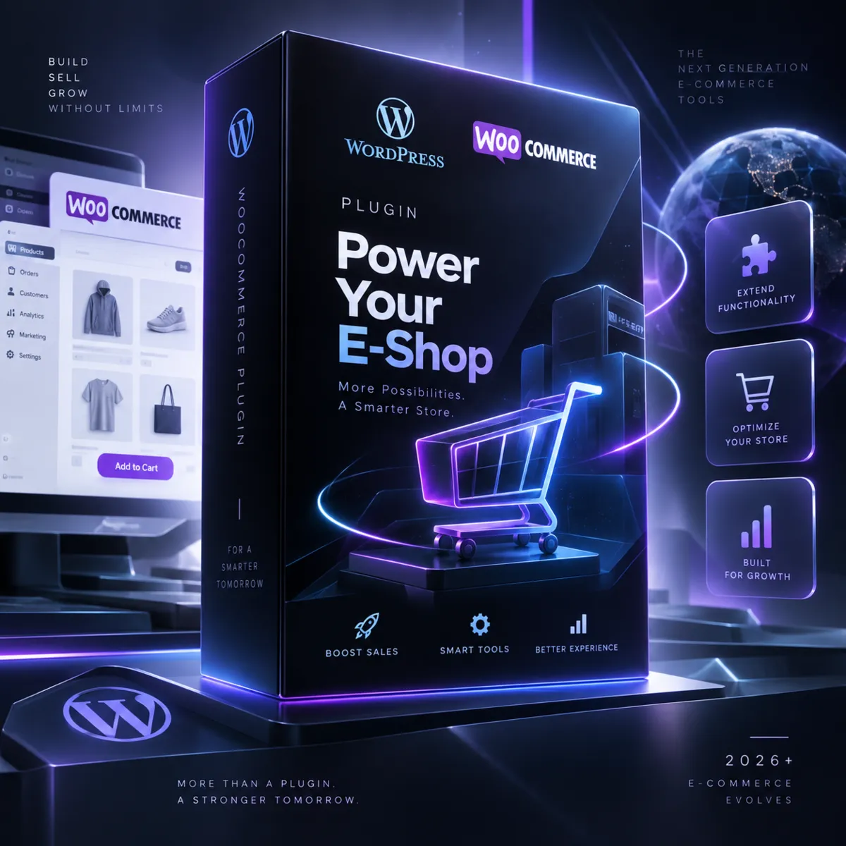 WooCommerce a WordPress plugin – vizuální ukázka WooPower